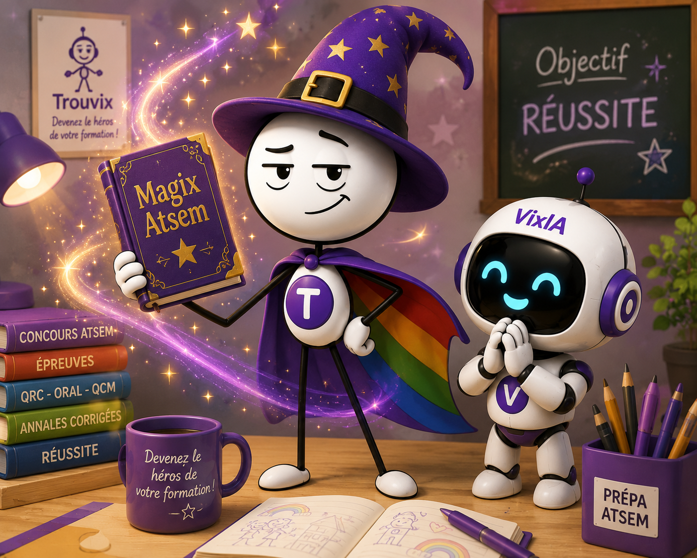 Illustration du Magix ATSEM de Trouvix
