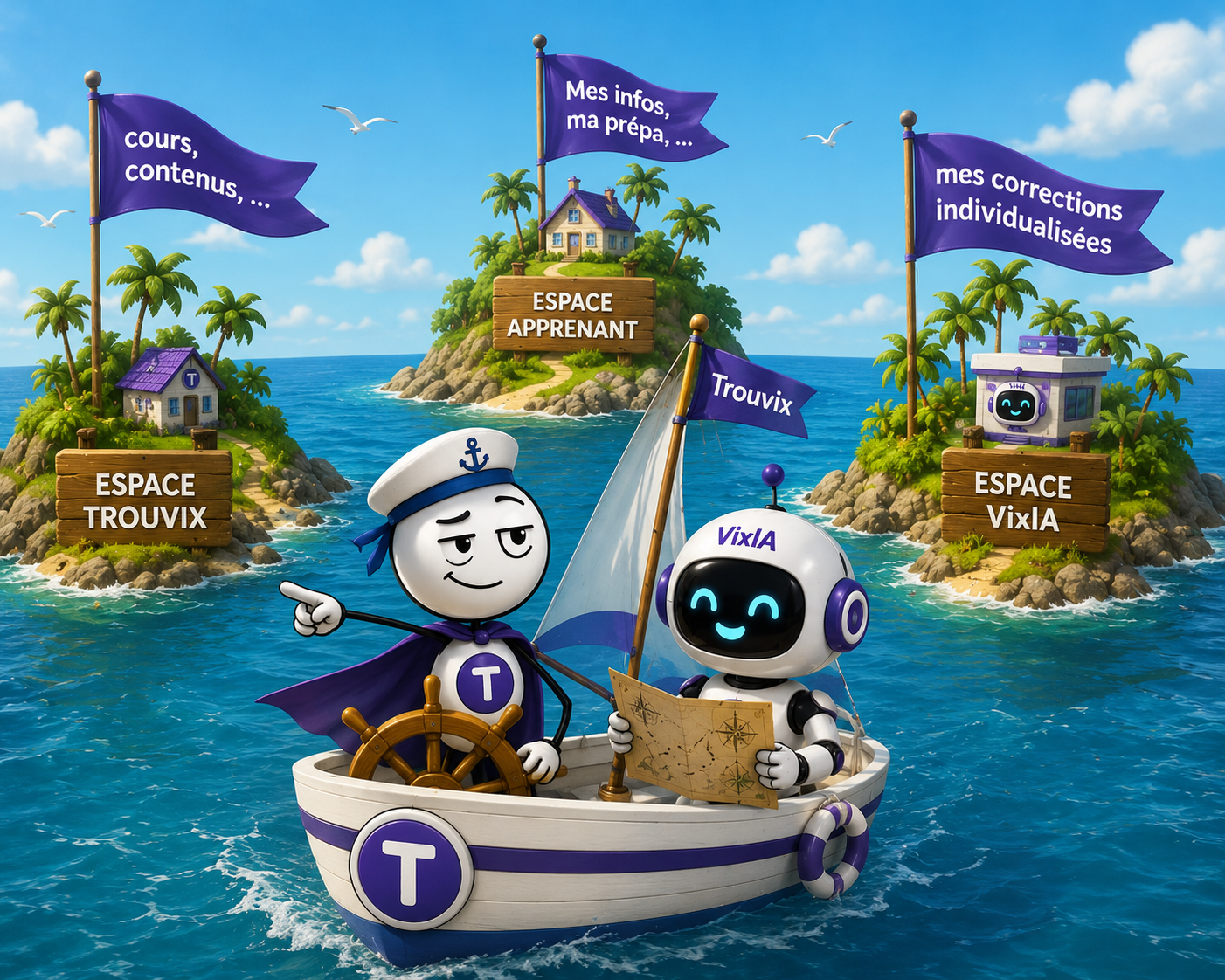 Illustration de l’espace personnel Trouvix et VixIA