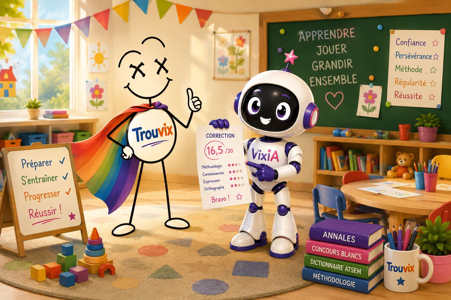 Illustration de la préparation au concours ATSEM