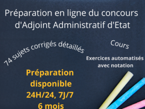 preparation concours-adjoint administratif etat