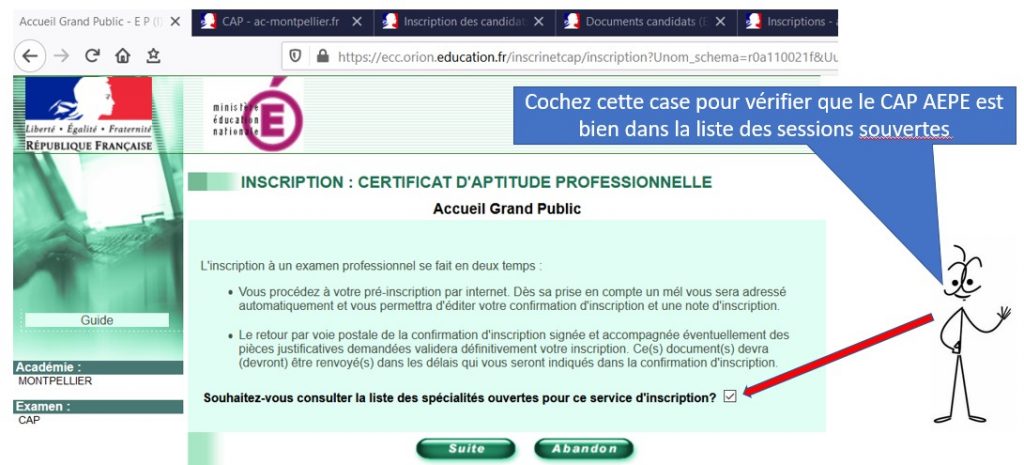 Inscription Cap Petite Enfance 2022 Candidat Libre