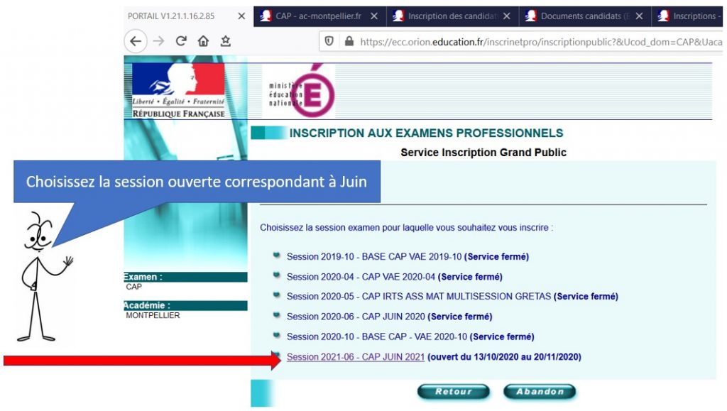 Inscription Cap Petite Enfance Candidat Libre 2023