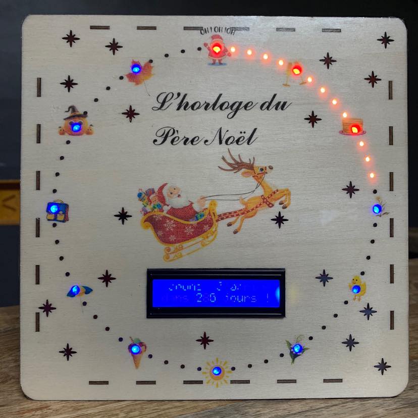 Santa Clock - l'horloge du père noel