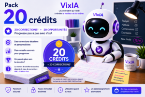 Packs Crédits Vixia 20